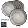 Moritz & Moritz Moritz & Moritz Suppenteller 6-tlg. DIGITAL grau Суповые тарелки Moritz &amp; Moritz 6 шт. ЦИФРОВОЙ