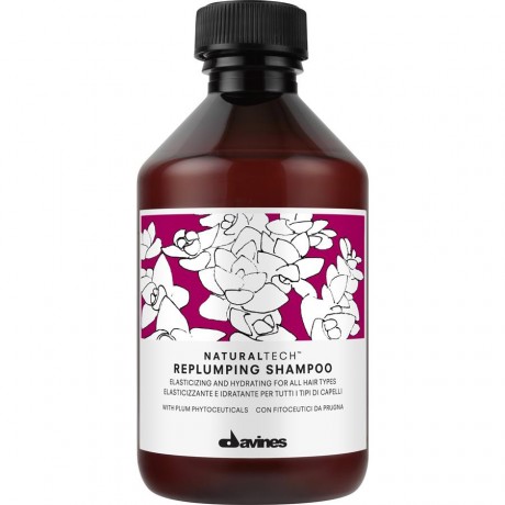 Davines (Давинес) Naturaltech Replumping Shampoo Шампунь увлажняющий, 250 мл