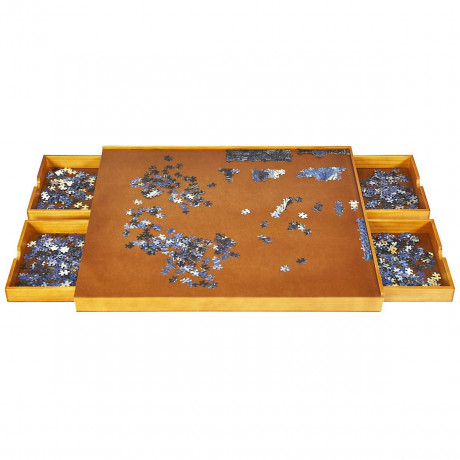 COSTWAY Puzzletisch mit 4 Schubladen Стол-пазл с 4 ящиками
