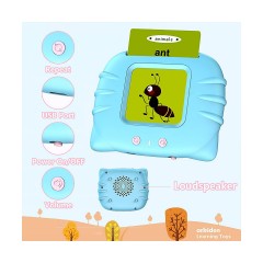 Vicabo Lernspielzeug Lernkarten Sprechende Flash-Karten Baby Kinder Spielzeug Lernspiele fur Kinder Развивающие игрушки Флэш-карты Говорящие флеш-карты Детские игрушки Развивающие игры для детей
