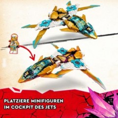LEGO LEGO NINJAGO 71770 Zanes Golddrachen-Jet LEGO NINJAGO 71770 Золотой реактивный дракон Зейна