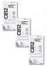 CB12 boost Eucalyptus White Kaugummi Жевательная резинка Отбеливающая без сахара с цинком, фторидом натрия и ксилитом и ароматом эвкалипта, с эффектом нейтрализации неприятного запаха, 3 упаковки х 10 шт