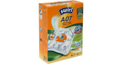 Swirl Swirl Staubsaugerbeutel A07 MicroPor Plus 4 Beutel, 1 Abluftfilter   Вихревые мешки для пылесоса A07 MicroPor Plus 4 мешка, 1 вытяжной фильтр