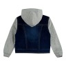 Levis Kids Jeansjacke mit Sweatarmel und Kapuze Джинсовая куртка с спортивными рукавами и капюшоном