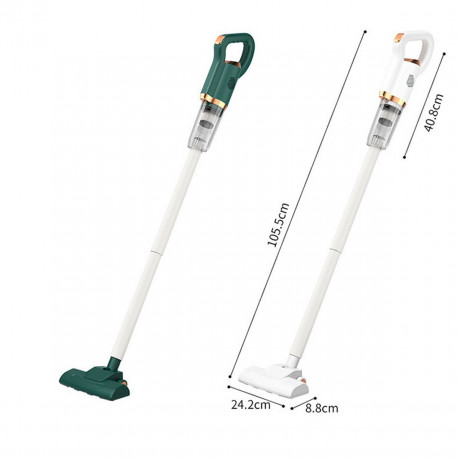 DOPWii DOPWii Akku-Handstaubsauger 120W Akku-Staubsauger,8500Pa,Mit 2 in 1 Milbenentfernungsburstenkopf, 120,00 W, BEUTELLOS Grun Беспроводной ручной пылесос DOPWii Беспроводной пылесос мощностью 120 Вт, 8500 Па, с щеточной насадкой для удаления клещей 2 