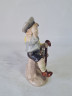 Статуэтка винтажная Sitzendorf "Два мальчика с зонтом", фарфор, 12 см, Германия, 1960-70гг.