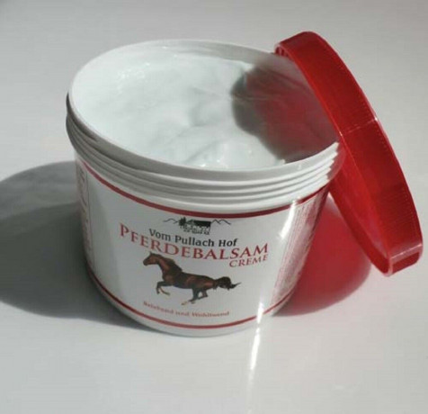 Pferdesalbe (Пфердесэйлб) Крем-бальзам 500мл от Pullach Hof для ухода за кожей, массажный охлаждающий