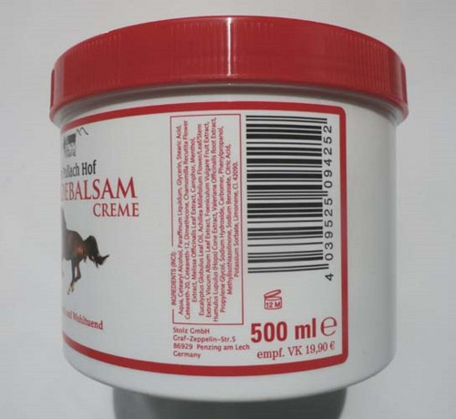 Pferdesalbe (Пфердесэйлб) Крем-бальзам 500мл от Pullach Hof для ухода за кожей, массажный охлаждающий