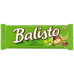 Balisto Musli Мюсли с изюмом в молочном шоколаде с ореховым вкусом  8 шт 148 грамм