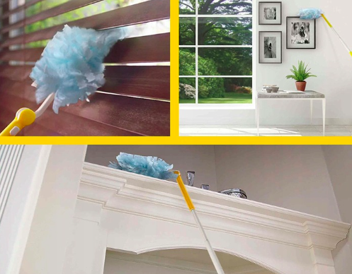 Swiffer Staubmagnet XXL Starter Set (Griff + 2 Tucher) 2stk Свиффер Магнитная щетка для удаления пыли Стартовый комплект XXL: 1 магнитная щетка с телескопической ручкой 90см + 2 сменные салфетки-насадки, 2 упаковки