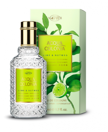 4711 Acqua Colonia Lime & Nutmeg Eau de Cologne Spray Одеколон унисекс, 50 мл