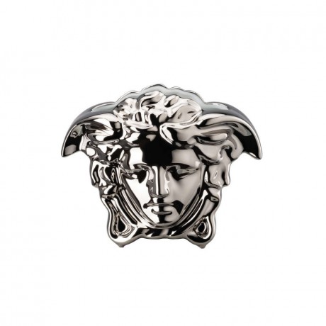 Rosenthal meets Versace Rosenthal Versace Medusa Grande Vase silver h: 9 cm Ваза Rosenthal Versace Medusa Grande, серебро, высота: 9 см