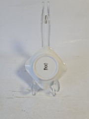 Пепельница винтажная Bavaria "Бад Кроцинген", фарфор, 8 х 8 см, Германия, 1960-70гг.