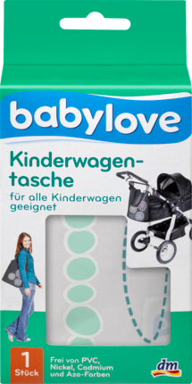 babylove beige Бежевая Прогулочная Сумка для Любой Коляски с Внутренним Карманом для Удобства, 1 шт
