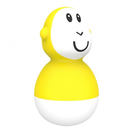 Matchstick Monkey BadezeitWackelfiguren blaugelb Время ванны кивает синим и желтым