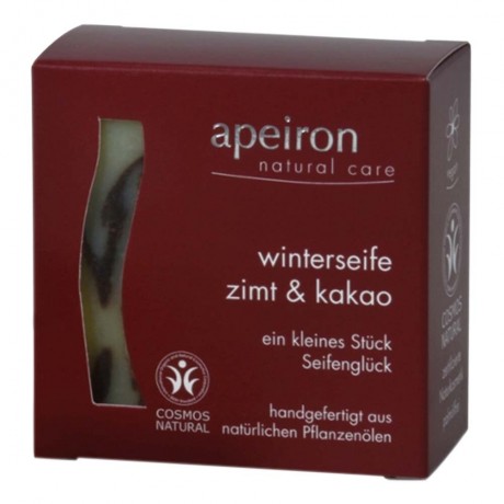 Apeiron Winterseife Zimt & Kakao Зимнее мыло корица и какао