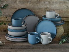 Creatable Creatable Kombiservice 16-tlg. MODERN SCANDIC grau-blau Создаваемый комбинированный сервиз 16 шт. СОВРЕМЕННЫЙ СКАНДИК