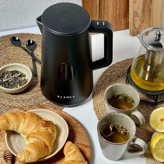 KLAMER KLAMER Wasserkocher KLAMER Edelstahl Wasserkocher mit Temperatureinstellung 40-100°C, War… Чайник KLAMER Чайник KLAMER из нержавеющей стали с регулировкой температуры 40–100 °C,…