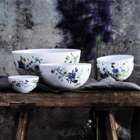Rosenthal Rosenthal Brillance Fleurs des Alpes Schussel 2,50 L / 22 cm Чаша Rosenthal Brillance Fleurs des Alpes 2,50 л / 22 см