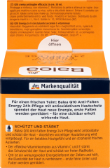 Balea Tagescreme Q10 Anti-Falten Energy 24h-Pflege, 50 ml Балеа Дневной крем против морщин с Q10 и Витамином С