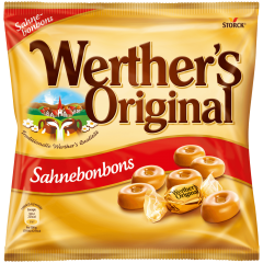 Werther's Original Klassische Sahnebonbons Освежающие драже без сахара с ментоловым вкусом 245г