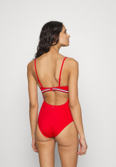 Tommy Hilfiger PLUNGE EXT SIZES Swimsuit primary red РАЗМЕРЫ PLUNGE EXT Купальник первичный красный