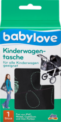 babylove schwarz Черная Прогулочная Сумка для Любой Коляски с Внутренним Карманом для Удобства, 1 шт
