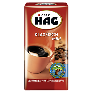 Hag Классический мягкий Кофе без кофеина 500г