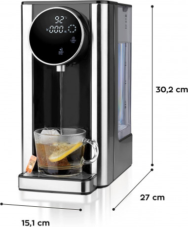 Heinrich?s Heinrich?s Heisswasserspender HWS 8731 Wasserkocher, 2.7 l, 2600,00 W, 7 verschiedene Temperatureinstellungen, Wassertank abnehmbar  Диспенсер для горячей воды Heinrich HWS 8731, чайник, 2,7 л, 2600,00 Вт, 7 различных температурных режимов, съе