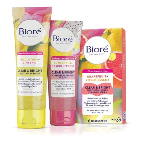 Biore Yuzu Zitrus + Drachenfrucht  Юдзу цитрус + драконий фрукт