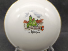 Шкатулка миниатюрная винтажная PWB Porzellan Bavaria &quot;Ахерн&quot;, ручная работа, фарфор, 11 см, Германия, 1970-80гг.