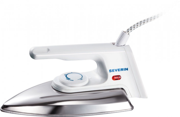 Severin Severin Trockenbugeleisen BA 3211, 1200 W, Alu-Feinschliffsohle gleitet ohne grossen Aufwand – selbst in enge Zwischenraume  Сухой утюг Severin BA 3211, 1200 Вт, мелкошлифованная алюминиевая подошва легко скользит даже в узких пространствах.