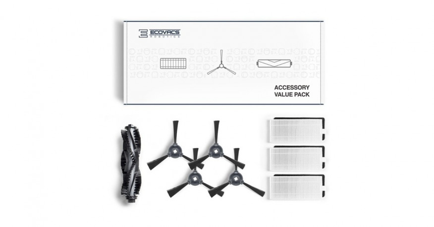 ECOVACS Ecovacs Bursten- und Filter-Set DS3G-KTA, Staubsauger-Burste fur DEEBOT 710 / 715   Набор щеток и фильтров Ecovacs DS3G-KTA, щетка для пылесоса для DEEBOT 710/715