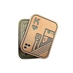 Vicabo Metall Poker Fidget Slider Spielzeug Geschicklichkeitsspiele fur Kinder Игры мастерства игрушки слайдера непоседы покера металла для детей