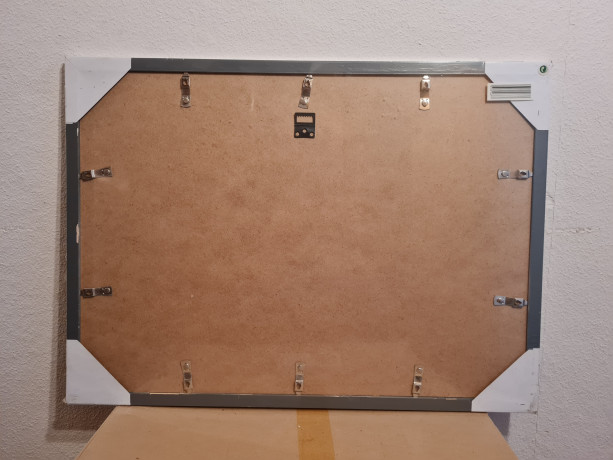 Картина-репродукция винтажная Клод Моне "Дом художника", в раме, 74 х 55 см, Германия, 1980-90гг.