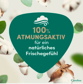 Carefree Slipeinlagen Organic Cotton Normal 30 St, Карефри Ежедневные прокладки из органического хлопка Normal 30шт, 10 упаковок (300 штук)