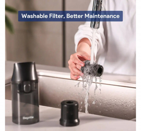 Bagotte Bagotte Akku-Handstaubsauger BHV10 Leistungsstarker und tragbarer kabelloser Handstaubsauger, 90,00 W, Beutellos, 12 kPa, 2600 mAh, Arbeitszeit: 35 Minuten, Trockensaugung, tragbar  Беспроводной ручной пылесос Bagotte BHV10 Мощный и портативный бе