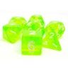 dice4friends 7-tlg. RPG Wurfelset Transparent : Lightgreen 7 шт. RPG Dice Set Прозрачный: Светло-зеленый