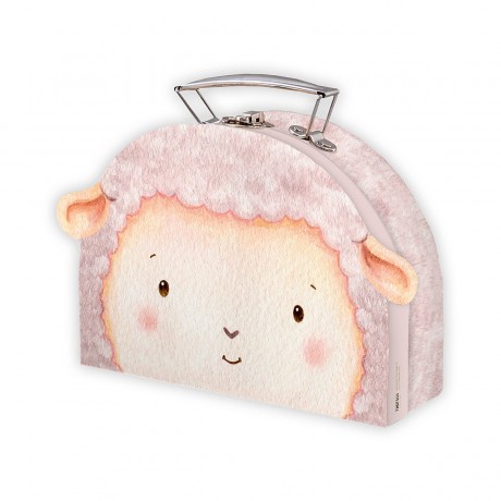 Trotsch Verlag Trotsch Koffer mit Formdeckel Schaf medium Чемодан Trotsch с фигурной крышкой для овец