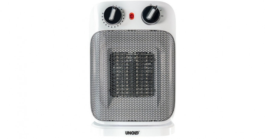 Unold Unold Keramik-Heizlufter IP21 weiss/schwarz, 1.800 Watt  weiss/schwarz Керамический тепловентилятор Unold IP21 белый/черный, 1800 Вт