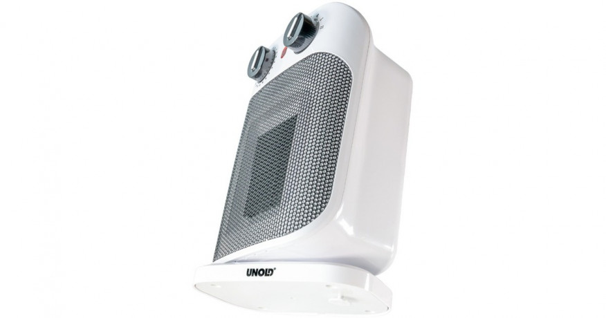 Unold Unold Keramik-Heizlufter IP21 weiss/schwarz, 1.800 Watt  weiss/schwarz Керамический тепловентилятор Unold IP21 белый/черный, 1800 Вт