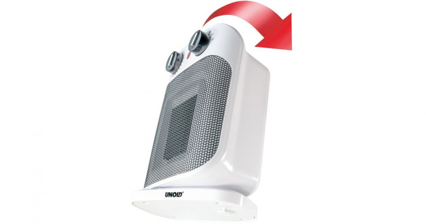 Unold Unold Keramik-Heizlufter IP21 weiss/schwarz, 1.800 Watt  weiss/schwarz Керамический тепловентилятор Unold IP21 белый/черный, 1800 Вт