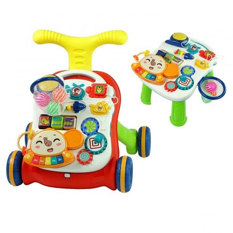 Coemo 2in1 Baby Laufwagen Rolli und Multifunktion Spieltisch Детская тележка 2 в 1 и многофункциональный игровой стол