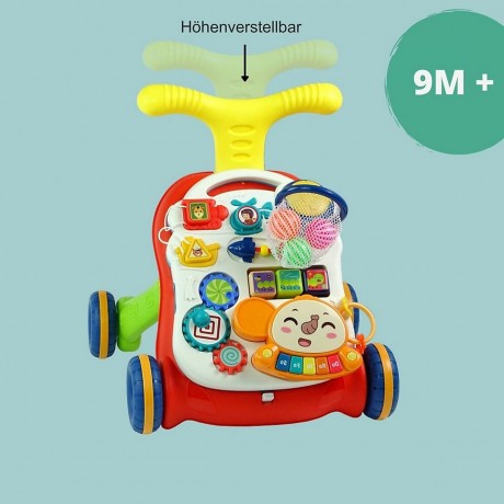 Coemo 2in1 Baby Laufwagen Rolli und Multifunktion Spieltisch Детская тележка 2 в 1 и многофункциональный игровой стол