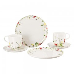 Rosenthal Rosenthal Brillance Fleurs Sauvages Fruhstuck-Set fur 2 Personen 6-tlg. Rosenthal Brillance Fleurs Sauvages Набор для завтрака на 2 персоны 6 предм.