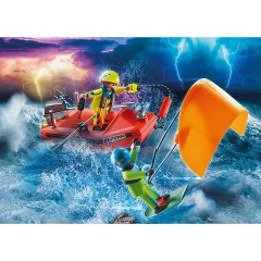 PLAYMOBIL PLAYMOBIL 70144 Seenot: Kitesurfer-Rettung mit Boot PLAYMOBIL 70144 бедствие на море: спасение кайтсерфера с помощью лодки