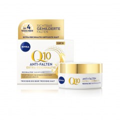 Nivea Q10 Power Anti-Falten +Extra Reichhaltig Tagespflege LSF15  Q10 Power Anti-Wrinkle + Extra Rich Day Care SPF15