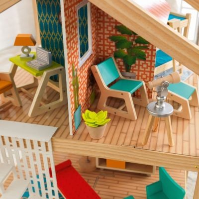 KidKraft Stylish Mansion Puppenhaus mit EZ Kraft Assembly Стильный кукольный домик Mansion с EZ Kraft Assembly