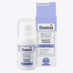 Balea Beauty Expert Nachtcreme 0,3% Retinol + 2% Bakuchiol, Балеа Бьюти Эксперт Ночной крем с 0,3% ретинолом + 2% бакучиолом, 30 мл