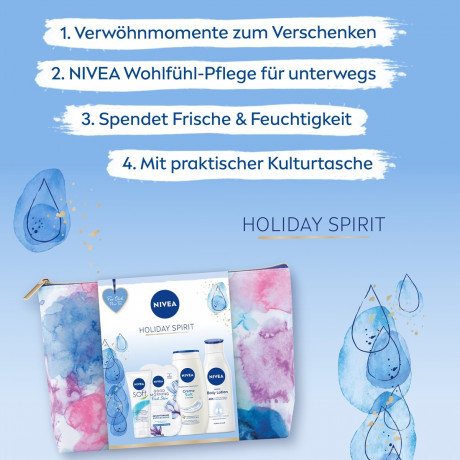 Nivea Holiday Spirit Geschenkset  Подарочный набор «Дух праздника».